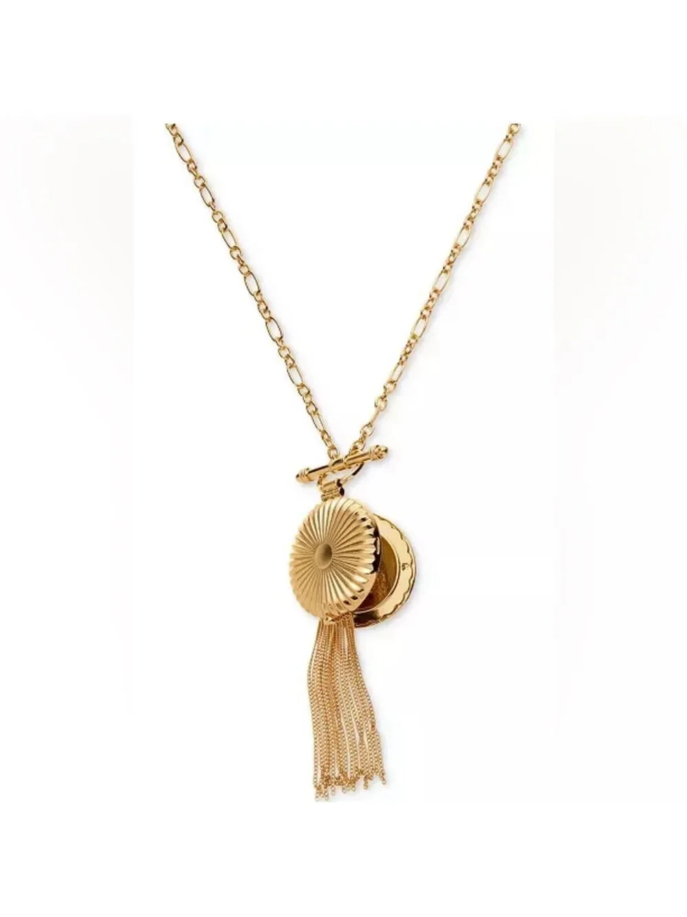 ON 34th long locket pendant necklace